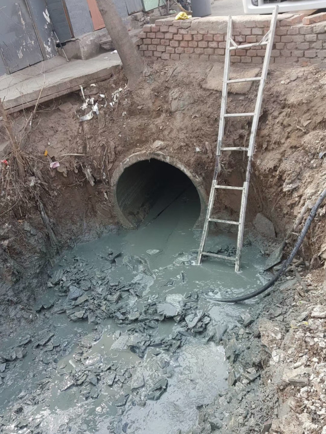 赵西垸林场管道清洗