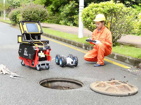 赵西垸林场管道机器人检测