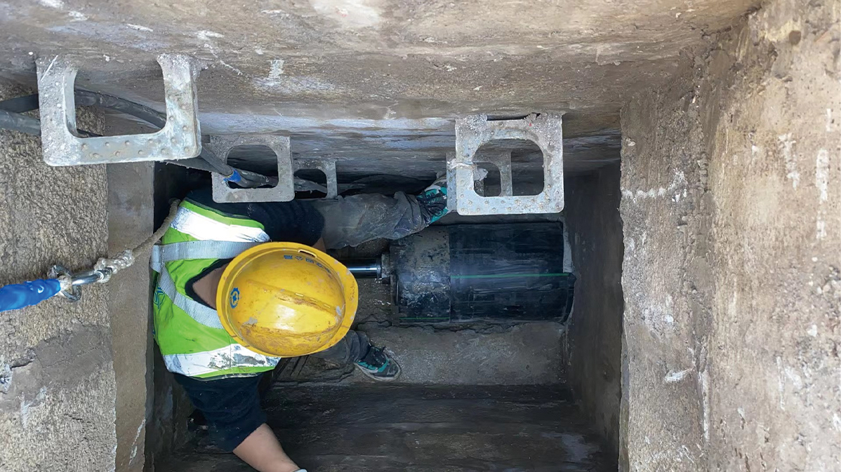 赵西垸林场HDPE短管内衬法